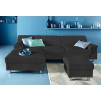 INOSIGN Ecksofa "Jamie, modern und elegant, Fußhöhe 9cm, L-Form,", wahlweise mit Bettfunktion von Inosign