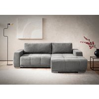 INOSIGN Ecksofa "Bolero L-Form", mit edler Steppung, wahlweise mit Schlaffunktion & Bettkasten von Inosign