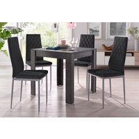 INOSIGN Essgruppe, (Set, 5 tlg.), mit Tisch in schieferfarben, Breite 80 cm von Inosign