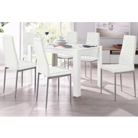 INOSIGN Essgruppe "TOPSELLER Tisch, Stuhl, OTTOs Choice" Set, 5tlg. Set. Tisch 120 cm plus 4 Stühle, 5 Stk. tlg. Tisch 120 cm, 4 Stühle in Lederoptik INOSIGN Essgruppe "TOPSELLER Tisch, Stuhl, OTTOs Choice" Set, 5tlg. Set. Tisch 120 cm plus 4 Stühle, 5 Stk. tlg. Tisch 120 cm, 4 Stühle in Lederoptik von Inosign
