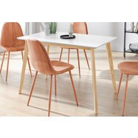 INOSIGN Esstisch "Cody", mit Beinen aus Massivholz eckige MDF-Tischplatte, in 2 Farbvarianten von Inosign