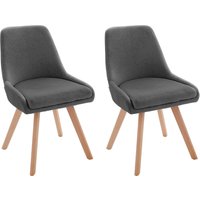 INOSIGN Esszimmerstuhl "Dilla, TOPSELLER", (Set), 2 St., Webstoff, im 1er und 2er Set, Webstoff Bezug, Sitzhöhe 48 cm, Küchenstuhl von Inosign