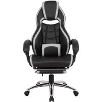 INOSIGN Gaming-Stuhl "Sprinta 1, Chefsessel mit ausziehbarer Fußstütze" () komfortabel gepolstert mit vielen ergonomischen Funktionen von Inosign