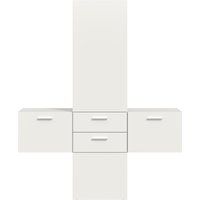 INOSIGN Garderoben-Set, (Set, 3 St.), Lumo, Garderobenset Breite 156 cm, Spiegel, 2 Schubladen, Flur, Diele von Inosign