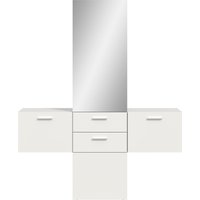 INOSIGN Garderoben-Set, (Set, 3 St.), Lumo, Garderobenset Breite 156 cm, Spiegel, 2 Schubladen, Flur, Diele von Inosign