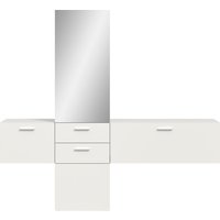 INOSIGN Garderoben-Set, (Set, 3 St.), Lumo, Garderobenset Breite 208 cm, Spiegel, 2 Schubladen, Flur, Diele von Inosign