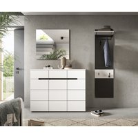INOSIGN Garderoben-Set "REHAT, TOPSELLER, 3-teilig, Breite 180 cm, individuell erweiterbar" Set, bestehend aus: Kommode, Spiegel und Garderobenpaneel, 3 Stk. tlg. von Inosign