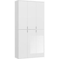 INOSIGN Garderoben-Set "Trondheim, 91 cm, best. aus 2 Schränken, 6 Türen, 15 Fächer", (Set, 2 St.), inkl. ausziehbarer Kleiderstange, Garderobenschrank, Kleiderschrank von Inosign