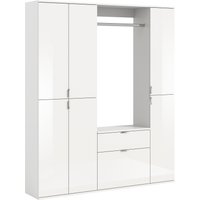 INOSIGN Garderoben-Set "Trondheim, Breite 152 cm, 5-teilig, bestehend aus:", (Set, 4 St.), 2x Garderobenschrank, 1 Kommode, 1 Garderobenstange, 1 Ablageboden von Inosign