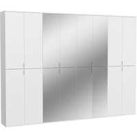 INOSIGN Garderoben-Set "Trondheim, Breite 244 cm, best. aus 4 Schränken, 16 Türen, 36 Fächer", (Set, 4 St.), inkl. ausziehbarer Kleiderstange, Garderobenschrank, Kleiderschrank von Inosign