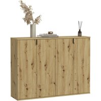 INOSIGN Garderoben-Set "Trondheim, Breite 122 cm, best. aus 2 Kommoden, 4 Türen, 12 Fächer", (Set, 2 St.), Kommode, Sideboard, Kommodenkombination, Kommoden Set von Inosign