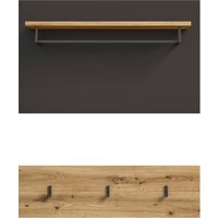 INOSIGN Garderobenpaneel "REHAT, TOPSELLER, 2-teilig, bestehend aus: Paneel & Hakenleiste", Wandgarderobe, Paneel von Inosign