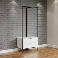 INOSIGN Garderobenschrank "Innsbruck" 1 Stk. tlg. Garderobe mit Kleiderstange & 2 Schubladen - (B/T/H) 85/47/190 cm von Inosign