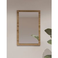 INOSIGN Garderobenspiegel "Cross,Breite 40-60 cm moderner Flurspiegel hochkant oder quer hängend", Wandspiegel mit Rahmenoptik von Inosign