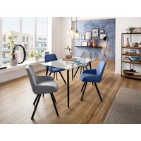 INOSIGN Glastisch "Danny, TOPSELLER" Esstisch, Glastisch, OTTOs Choice, Esstisch Breite 140 cm, Metallapplikationen, modernes Design von Inosign