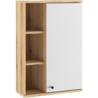 INOSIGN Hängeschrank "Oslo, Badschrank mit Knopfgriff, Wandschrank im skandinavischen Design" in der Türfarbe Weiß oder Grau verfügbar, ausreichend Stauraum von Inosign