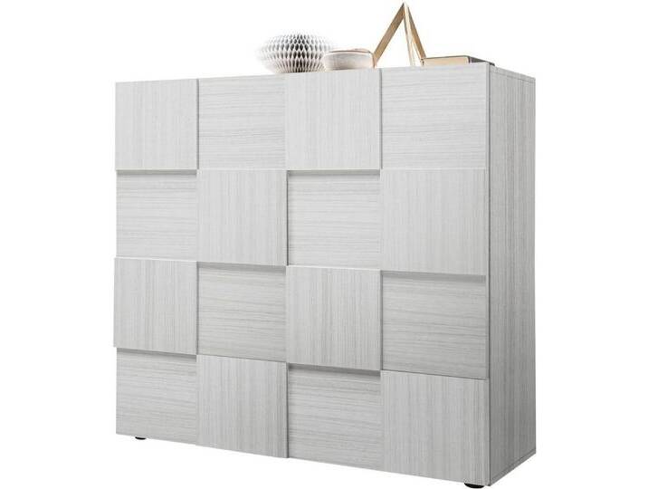 INOSIGN Highboard Dama Höhe 111 cm, Breite 121 cm, Kommode 2 Türen, Hochkommode, Front in 3D-Optik, viel Stauraum, verschiedene Farben, weiß INOSIGN Highboard Dama Höhe 111 cm, Breite 121 cm, Kommode 2 Türen, Hochkommode, Front in 3D-Optik, viel Stauraum, verschiedene Farben, weiß von Inosign