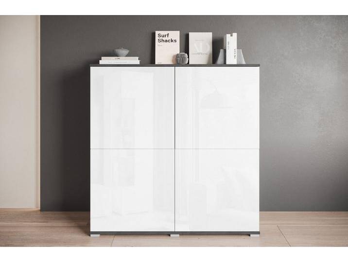 INOSIGN Highboard Kenia, moderne grifflose Hochkommode mit 4 Türen, Breite 120 cm (1 St), Push-to-Open-Fronten, höhenverstellbaren Einlegeböden von Inosign