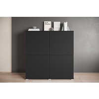 INOSIGN Highboard "Kenia, moderne grifflose Hochkommode mit 4 Türen, Breite 120 cm", (1 St.), Push-to-Open-Fronten, höhenverstellbaren Einlegeböden von Inosign