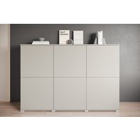 INOSIGN Highboard "Kenia, moderne grifflose Hochkommode mit 6 Türen, Breite 180 cm", (1 St.), Push-to-Open-Fronten, höhenverstellbaren Einlegeböden von Inosign