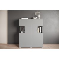 INOSIGN Highboard "Kenia", (1 St.), Modernes Highboard mit Glastüren, Breite 100 cm von Inosign