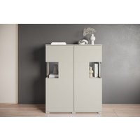 INOSIGN Highboard "Kenia", (1 St.), Modernes Highboard mit Glastüren, Breite 100 cm von Inosign