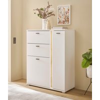 INOSIGN Highboard "LONG ISLAND", (1 St.), in moderner Trendfarbe,inklusive senkrechter Beleuchtung,Breite 100 cm von Inosign