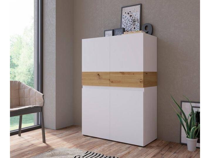 INOSIGN Highboard Rimini, Höhe 129 cm, weiß INOSIGN Highboard Rimini, Höhe 129 cm, weiß von Inosign