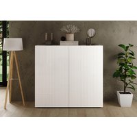 INOSIGN Highboard "Rio, Höhe 111 cm, Breite 120 cm, Stauraumschrank, Kommode, 2 Türen," geriffelte MDF-Fronten, modern u. elegant, viel Stauraum INOSIGN Highboard "Rio, Höhe 111 cm, Breite 120 cm, Stauraumschrank, Kommode, 2 Türen," geriffelte MDF-Fronten, modern u. elegant, viel Stauraum von Inosign