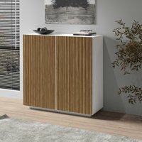 INOSIGN Highboard "Vega,Highboard,Kommode,120 cm", mit 2 Türen,Fronten mit Rillen-Optik von Inosign