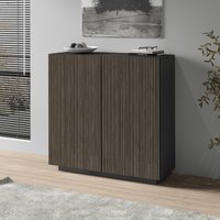 INOSIGN Highboard "Vega,Highboard,Kommode,120 cm", mit 2 Türen,Fronten mit Rillen-Optik von Inosign