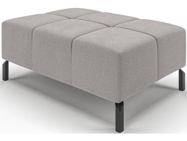 INOSIGN Hockerbank Ancona New, passend zum Ecksofa Ancona New , auch in Easy care-Bezug, grau, hellgrau von Inosign