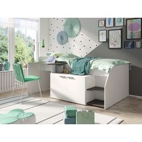 INOSIGN Jugendbett "Jugendzimmer-Set Durango - 3 in 1: Bett, Schreibtisch, Kommode", Bett mit Schreibtisch und Kommode, BxTxH 204x135x90 cm von Inosign