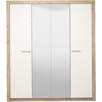 INOSIGN Kleiderschrank "Astor, FSC -zertifizierter Holzwerkstoff; Made in Europe", Schrank mit Spiegel und komplette Innenausstattung, 223,5x204x55cm von Inosign