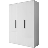 INOSIGN Kleiderschrank "LAGOS Wäscheschrank, Garderobe, schwarze Griffe, Made in Europe", Moderner Drehtürenschrank, FSC-zertifiziert, Schlafzimmerschrank von Inosign