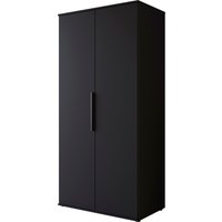 INOSIGN Kleiderschrank "LAGOS Wäscheschrank, Garderobe, schwarze Griffe, Made in Europe" Moderner Drehtürenschrank, FSC-zertifiziert, Schlafzimmerschrank von Inosign