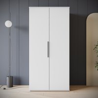 INOSIGN Kleiderschrank "LAGOS Wäscheschrank, Garderobe, schwarze Griffe, Made in Europe" Moderner Drehtürenschrank, FSC-zertifiziert, Schlafzimmerschrank von Inosign