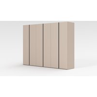 INOSIGN Kleiderschrank "RUBINO, Drehtürenschrank,Schlafzimmerschrank mit hochwertigem Alugriff" 1 Stk. tlg. Made in Italy, in Breite wählbar, Basisausführung, Zubehör extra von Inosign