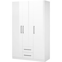 INOSIGN Kleiderschrank "Sylt Schlafzimmerschrank Garderobe Schrank Bestseller hochglanz", Drehtürenschrank mit perfekter Innenausstattung, Breite 120cm von Inosign
