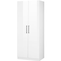 OTTO home Kleiderschrank "Sylt Schlafzimmerschrank Garderobe Schrank Bestseller hochglanz" Drehtürenschrank mit perfekter Innenausstattung, Breite 800cm von Otto Home