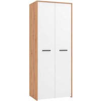 INOSIGN Kleiderschrank "Varadero, FSC-zertifizierter Holzwerkstoff, Made in Europe", 2-türig, 80,5/53/203,5cm, weiß-eichefarben von Inosign