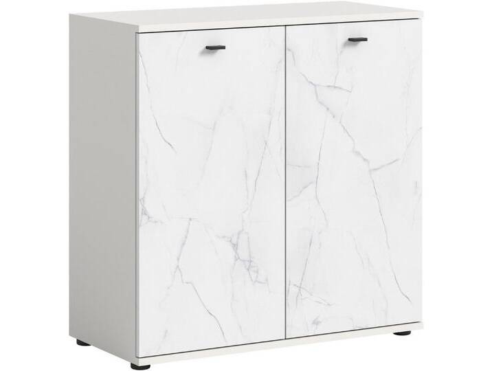 INOSIGN Kommode CALCOLO, Breite 86 cm, 2 Türen mit Soft-Close-Funktion, 4 Fächer, Anrichte,Sideboard, Schrank, weiß INOSIGN Kommode CALCOLO, Breite 86 cm, 2 Türen mit Soft-Close-Funktion, 4 Fächer, Anrichte,Sideboard, Schrank, weiß von Inosign