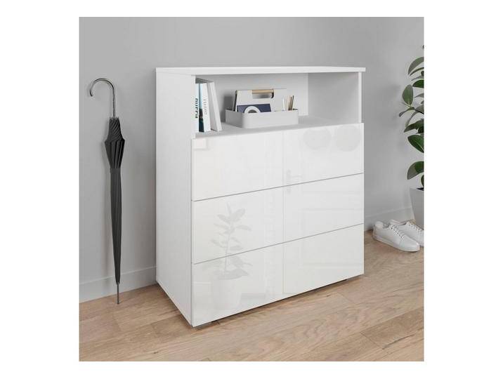 INOSIGN Kommode Paris, mit 3 Schubkästen (Breite 70 cm), weiß, weiß matt/weiß Hochglanz von Inosign