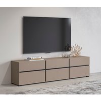 INOSIGN Lowboard "Cross, moderne grifflose TV-Kommode,3 Klappen/3 Schubkästen", Breite 180 cm, TV-Schrank mit viel Stauraum, TV-Board von Inosign