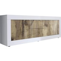 INOSIGN Lowboard "Basic Breite 210 cm, TV-Board 2 Türen, 2 Schubkästen, TV-Schrank" Metallgriff, moderne Rahmenoptik, viel Stauraum, Farbauswahl von Inosign