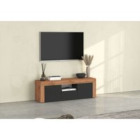 INOSIGN Lowboard "CHRONOS Breite 155 cm mit 2 Türen, 1 Schublade,1 offenes Fach", (1 St.), TV-Board, Sideboard niedrig, Grifflos mit Push to Open Made in Italy von Inosign