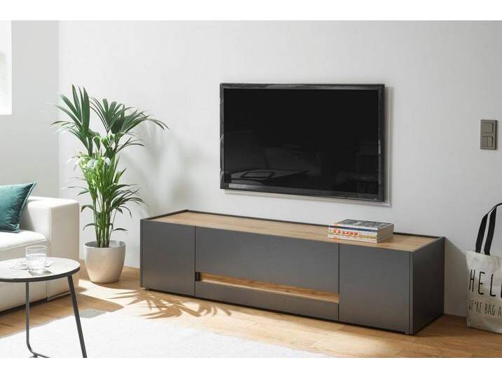 INOSIGN Lowboard City/Giron, moderner TV-Schrank, Kommode, TV-Unterschrank, zeitlos, modern, ausreichend Stauraum, vielseitig einsetzbar, grau INOSIGN Lowboard City/Giron, moderner TV-Schrank, Kommode, TV-Unterschrank, zeitlos, modern, ausreichend Stauraum, vielseitig einsetzbar, grau von Inosign
