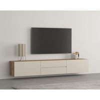 INOSIGN Lowboard "Criss, Breite 200 cm, moderne grifflose TV-Kommode" TV-Kommode, TV-Schrank, hängend und stehend montierbar von Inosign
