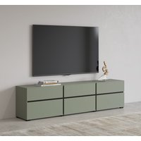 INOSIGN Lowboard "Cross, moderne grifflose TV-Kommode,3 Klappen/3 Schubkästen", Breite 180 cm, TV-Schrank mit viel Stauraum, TV-Board von Inosign