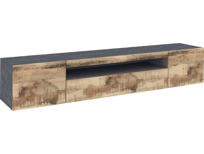 INOSIGN Lowboard Egypt, Breite 200 cm, grau, Zement ahorn von Inosign